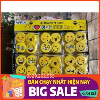 (FreeShip) Tẩy hình mặt cười siêu đáng yêu