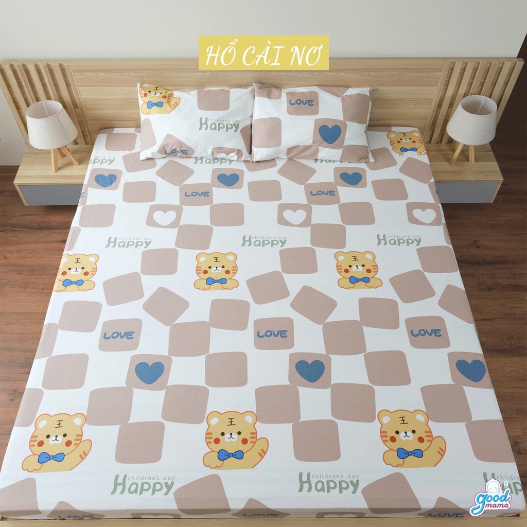 Ga Chống Thấm Cao cấp  100 % vải cotton an toàn cho làn da bé-bảo hành 6 tháng lớp chống thấm