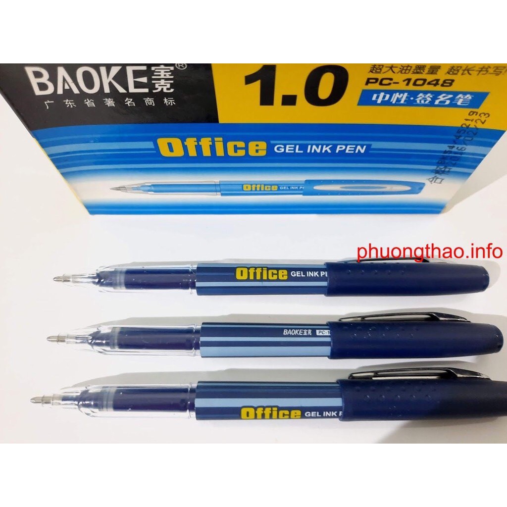 Hộp 12 cây bút Baoke 1048 nét to ngòi 1.0 mm