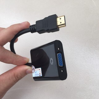 Cáp chuyển từ HDMI sang VGA ZTEK ZY053K - hỗ trợ Full HD 1080p (đen)