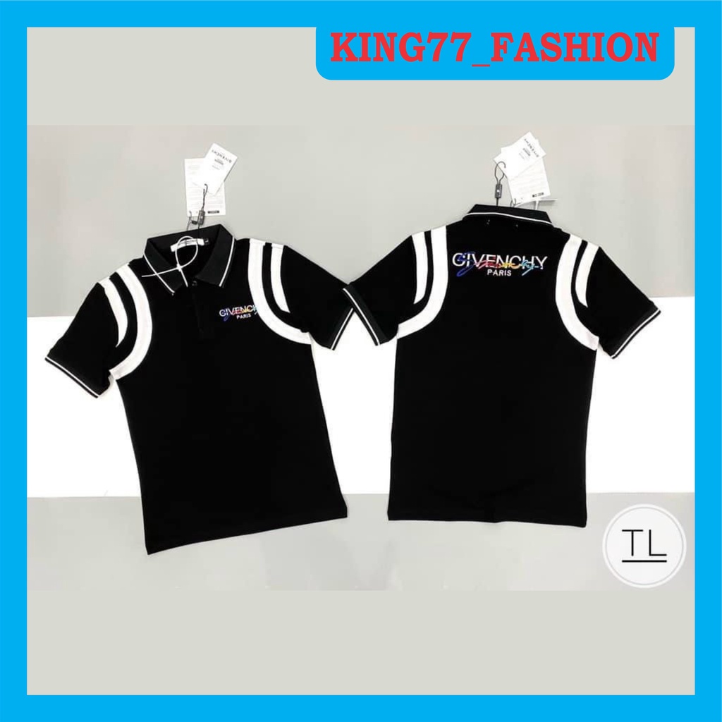 Áo thun POLO nam đẹp cổ bẻ phối sọc sang trọng chất thun cotton thoáng mát giá rẻ
