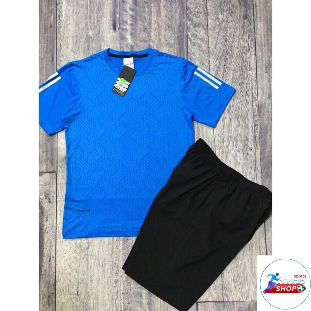 Áo cổ tròn ép vân cao tần phù hợp mặc hoạt động thể thao kynn shop | BigBuy360 - bigbuy360.vn