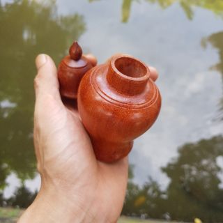 Lọ tăm gỗ hương