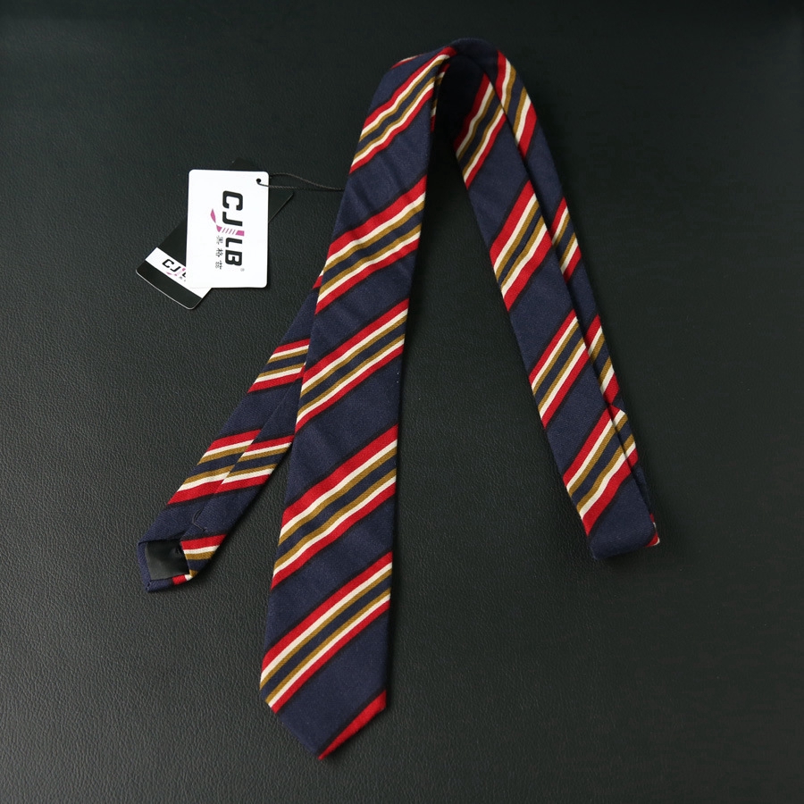Cà vạt EFAN cotton bản rộng 6cm họa tiết kẻ sọc phong cách thanh lịch dành cho nam