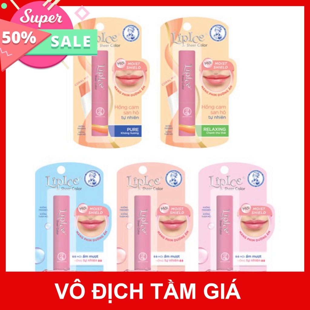 Son dưỡng LipIce Sheer Color có màu 2.4 g giúp dưỡng môi căng mọng mềm mịn, chống nắng bảo vệ môi