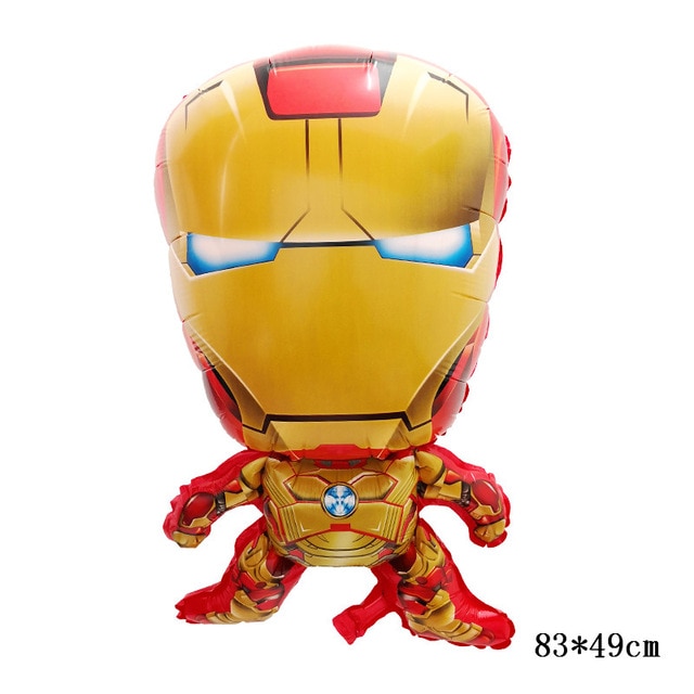 1 Bong Bóng Lá Nhôm Hình Siêu Anh Hùng Hoạt Hình Avenger Người Nhện Helium Globos Trang Trí Tiệc Sinh Nhật Cho Bé