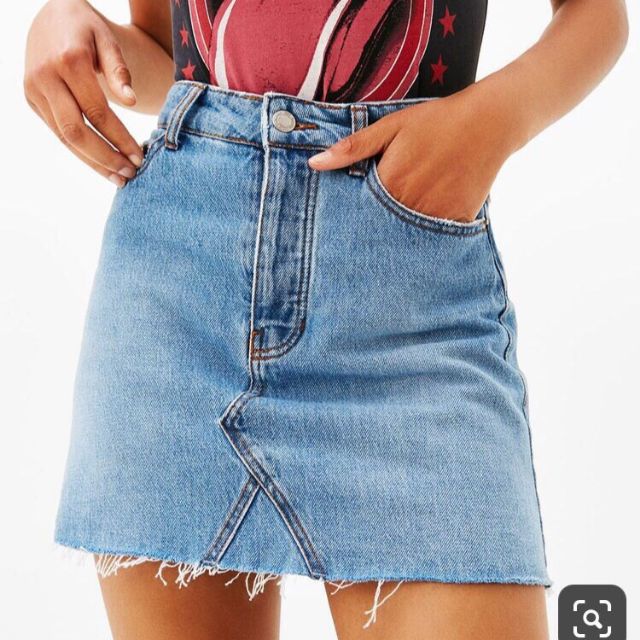 Chân váy jeans Kancan
