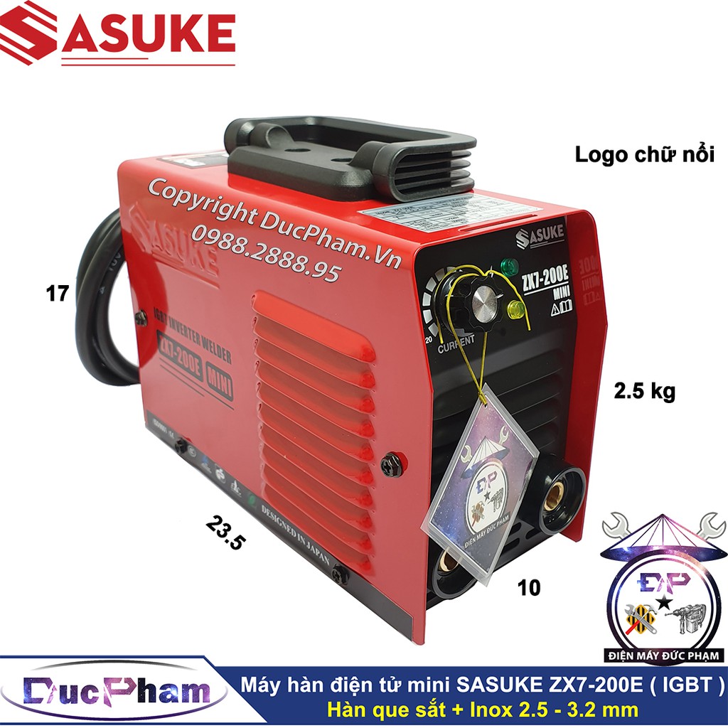 Máy hàn điện tử mini Sasuke ZX7-200E