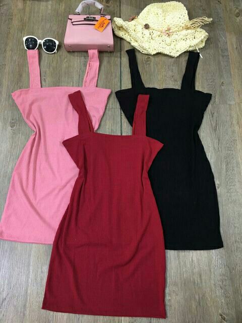 Đầm Body 2 Dây Bản To Thun Co giãn chất đẹp - A2BAN | BigBuy360 - bigbuy360.vn