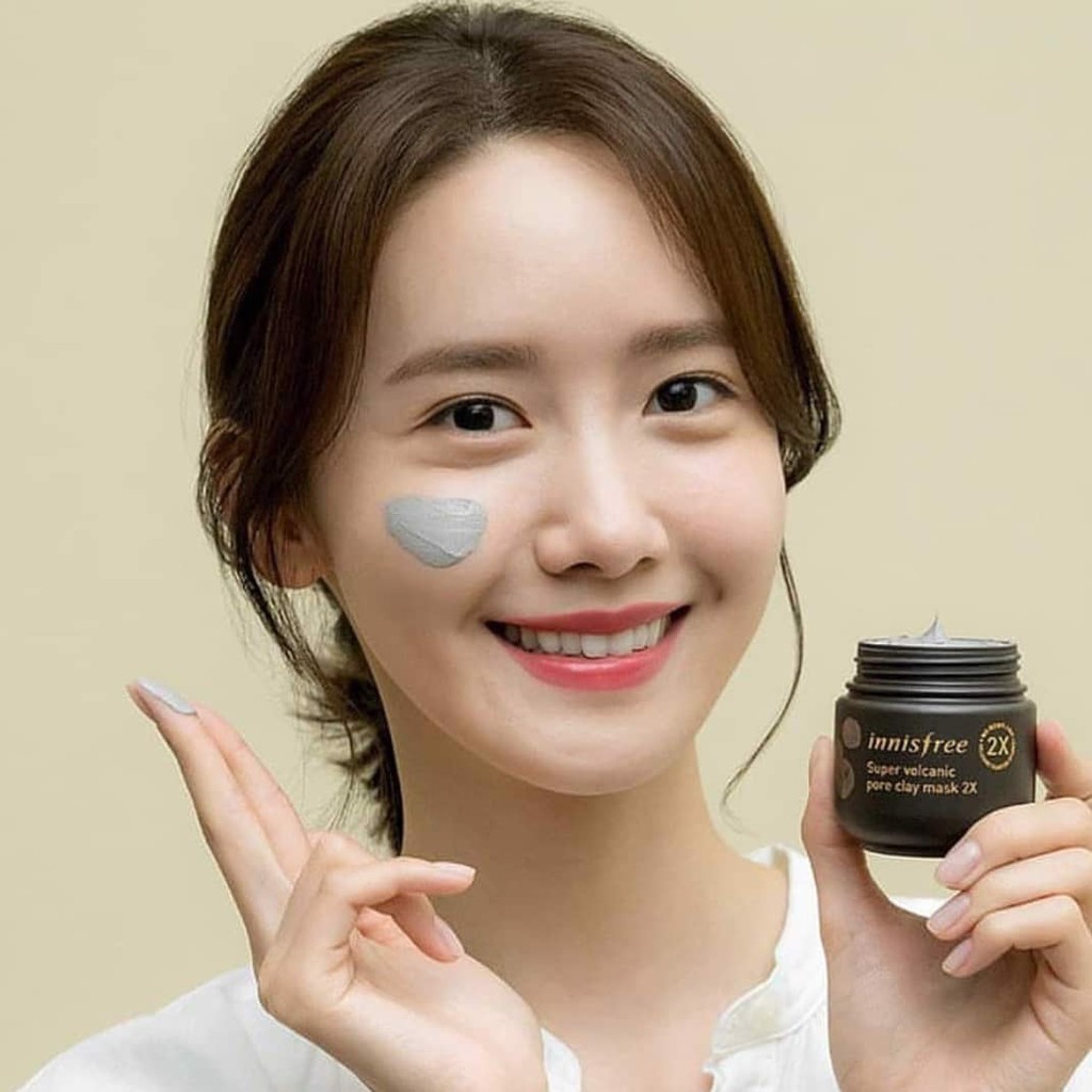 Mặt Nạ Tro Núi Lửa Innisfree Super Volcanic Pore Clay Mask 2X