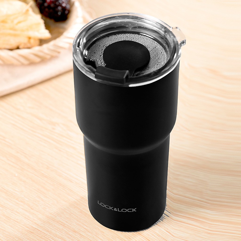 Ly giữ nhiệt Lock&Lock Swing tumbler - 350ml, màu đen LHC4179BLK