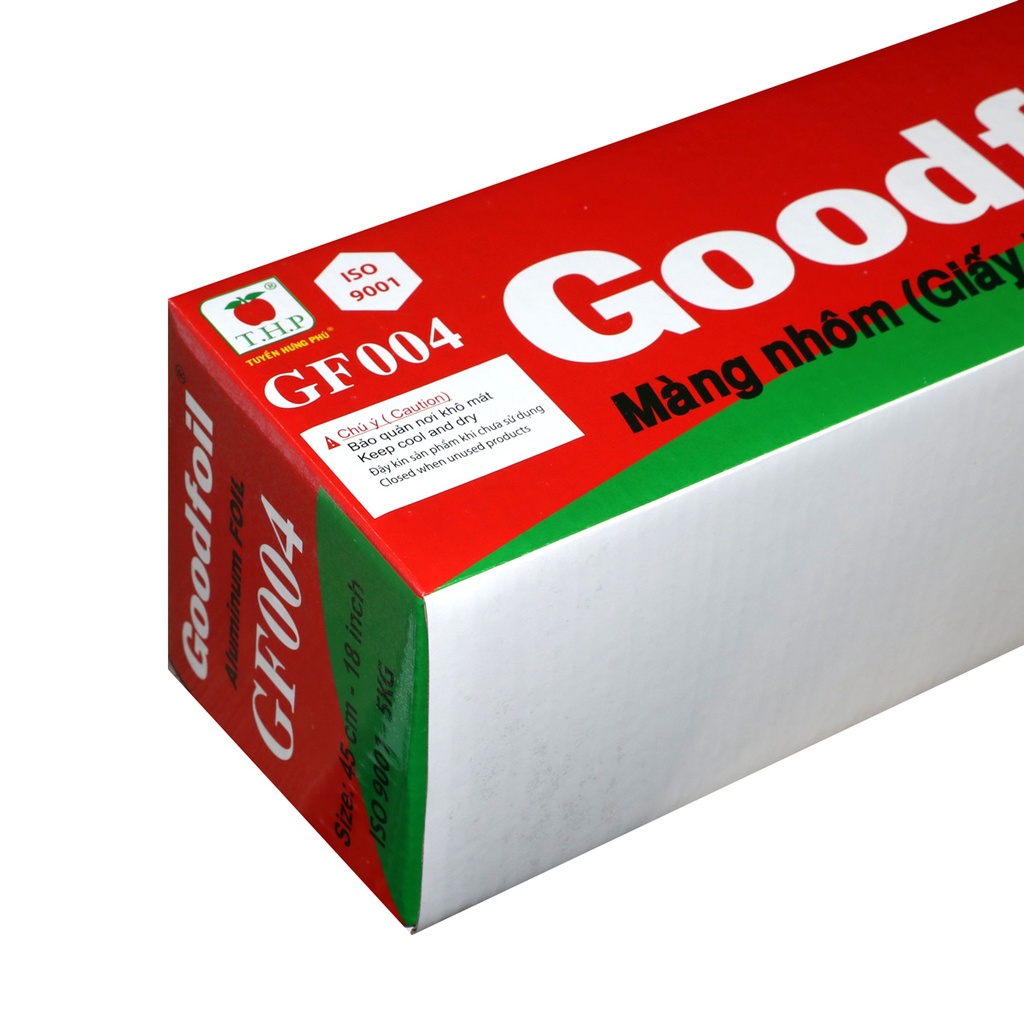 Giấy bạc nướng Goodfoil GF004-5kg kích thước 45cm x 232m dày chất lượng cuộn lớn dành cho nhà hàng, giấy bạc nướng