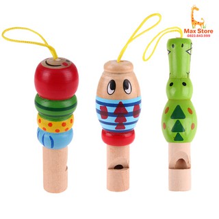 Đồ Chơi Còi Gỗ Tập Thổi Cho Bé