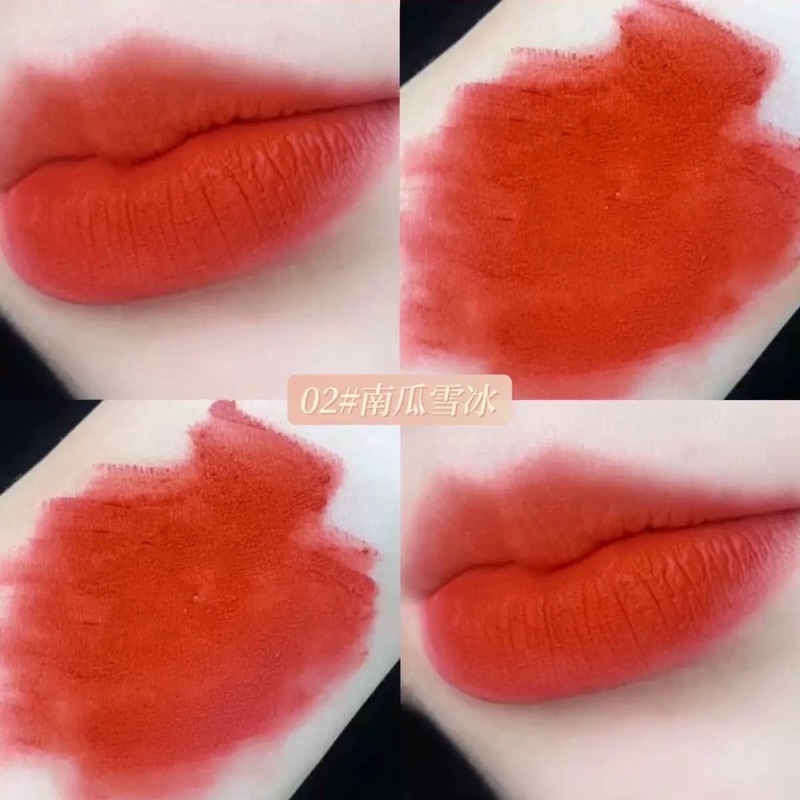 🍓VONGEE🍓Set 4 thỏi son kem lì lâu trôi nội địa trung