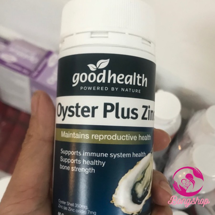 [HÀNG CHÍNH HÃNG] Tinh chất hàu biển Oyster Plus ZinC Goodhealth 60 viên - viên hàu úc (SX: Úc)