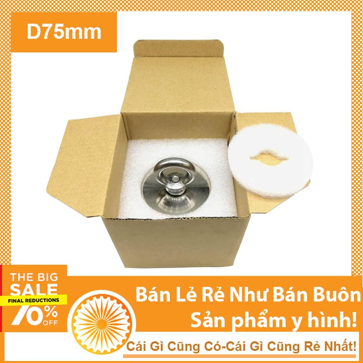 Nam châm cứu hộ D75mm lực hút 200KG (trục vớt đồ rơi dưới biển)