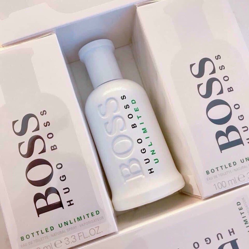 NƯỚC HOA HUGO BOSS TRẮNG 100ml cho nam, nước hoa boss bottled unlimited for men hugo boss trắng, nước hoa hugo trắng nam