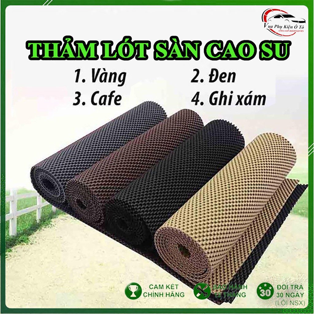 Thảm Lót sàn ôtô cao su loại 1cho xe 4 chỗ 5 chỗ