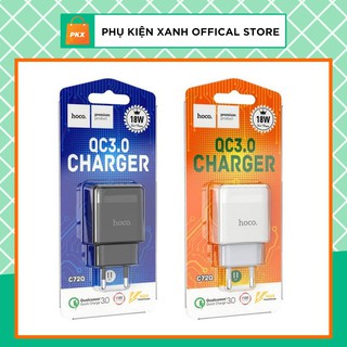 Củ sạc nhanh hoco c72q dòng qc3.0/18w sạc full iphone, ipad, android - chính hãng