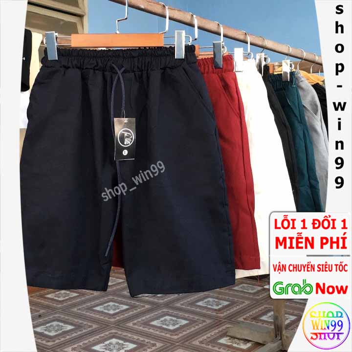 Quần đùi nam quần short lững trơn thể thao mặc nhà đi chơi đều đẹp phong cách cá tính giá rẻ