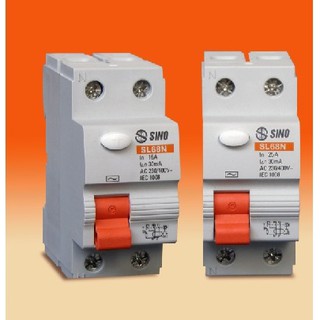 Aptomat chống giật RCCB Sino SL68N 63A