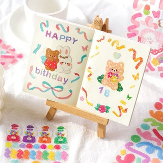 Sitcker Dán Trang Trí Màu Cầu Vồng 🌈🌈🌈