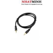 Dây AUX 2 đầu 3.5mm dây 2 đầu 3.5mm dành cho audio kết nối loa, laptop, điện thoại (MÀUĐen)