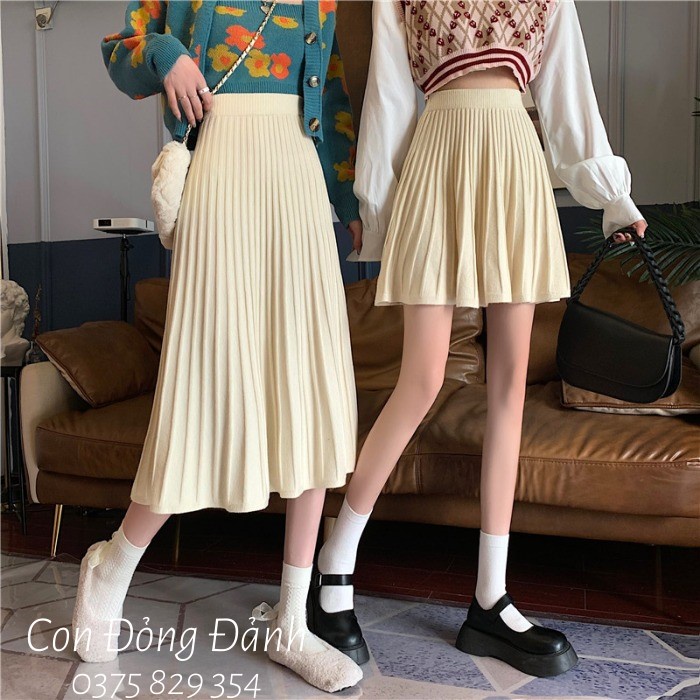 [Chất loại 1] Chân váy len xòe chất đẹp loại 1 dáng xòe AC017 con đỏng đảnh | BigBuy360 - bigbuy360.vn