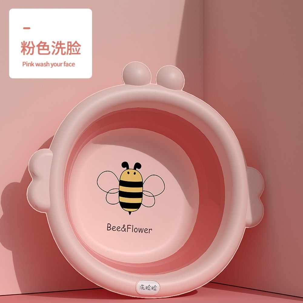 Chậu Rửa Mặt Gấp Gọn Silicon Cho Bé Dễ Thương hình Ong