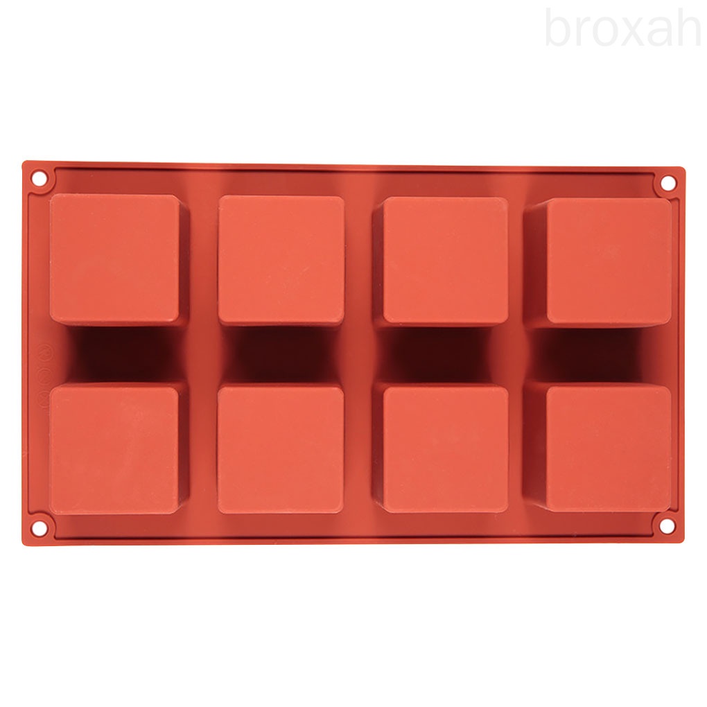 Silicone Khuôn Silicon Làm Bánh Mousse Hình Vuông 3d Tiện Dụng