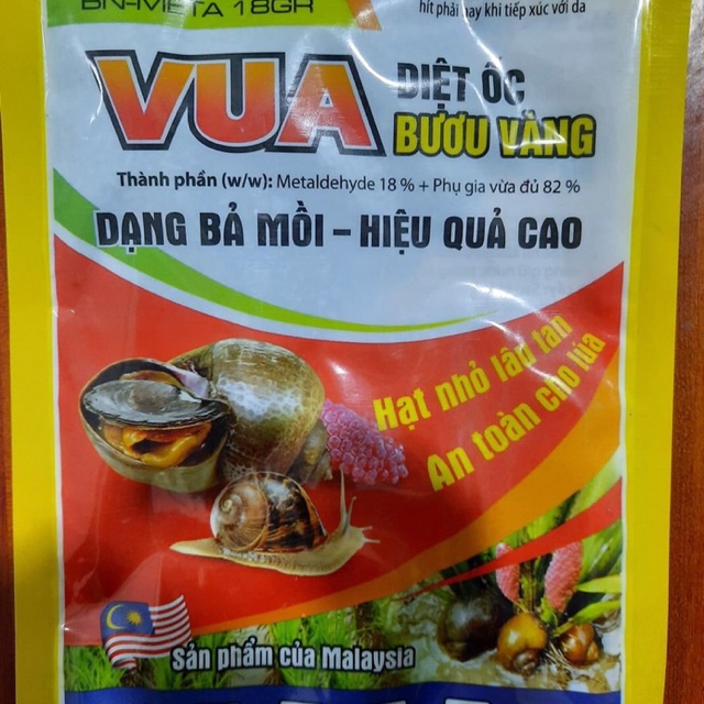 [CAM KẾT] Diệt sạch ỐC sên - bưu vàng - các loại ốc hại cây trồng, Dạng bả mồi - Hạt nhỏ lâu an - An toàn hiệu quả