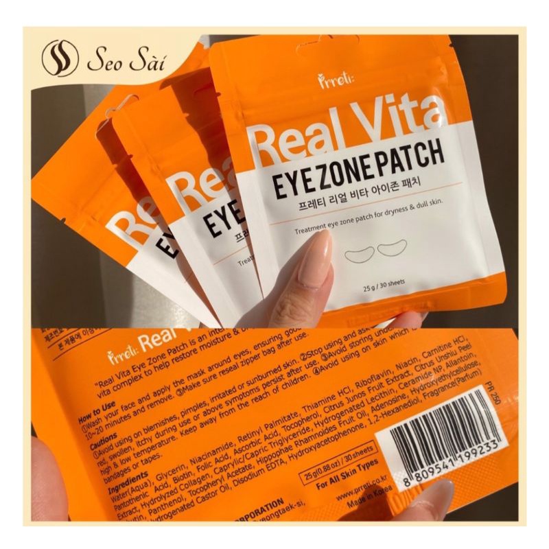 Mặt nạ mắt R.eal vita eye zone patch gói 30m | BigBuy360 - bigbuy360.vn