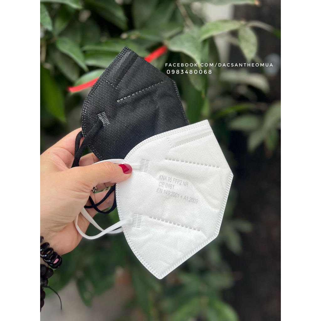Khẩu Trang N95 - 5 lớp - hộp 10 cái, 20 cái, 50 cái - Chuẩn xuất khẩu - Nhân viên y tế thường dùng