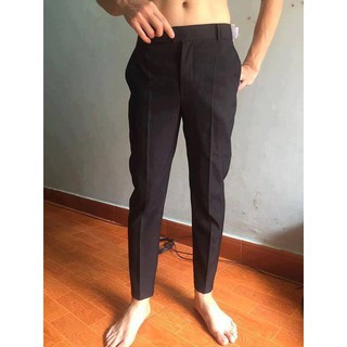 Quần Tây Âu Nam Hàn Quốc Mẫu Mới nhất - Màu Đen Chất lượng số 1