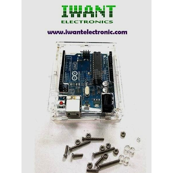 Hộp Acrylic Trong Suốt Đựng Arduino Uno R3
