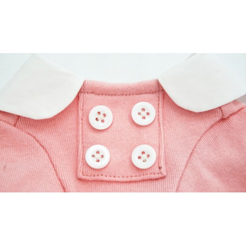 Cheepet Áo cổ sau có cúc cho chó mèo / Thú cưng