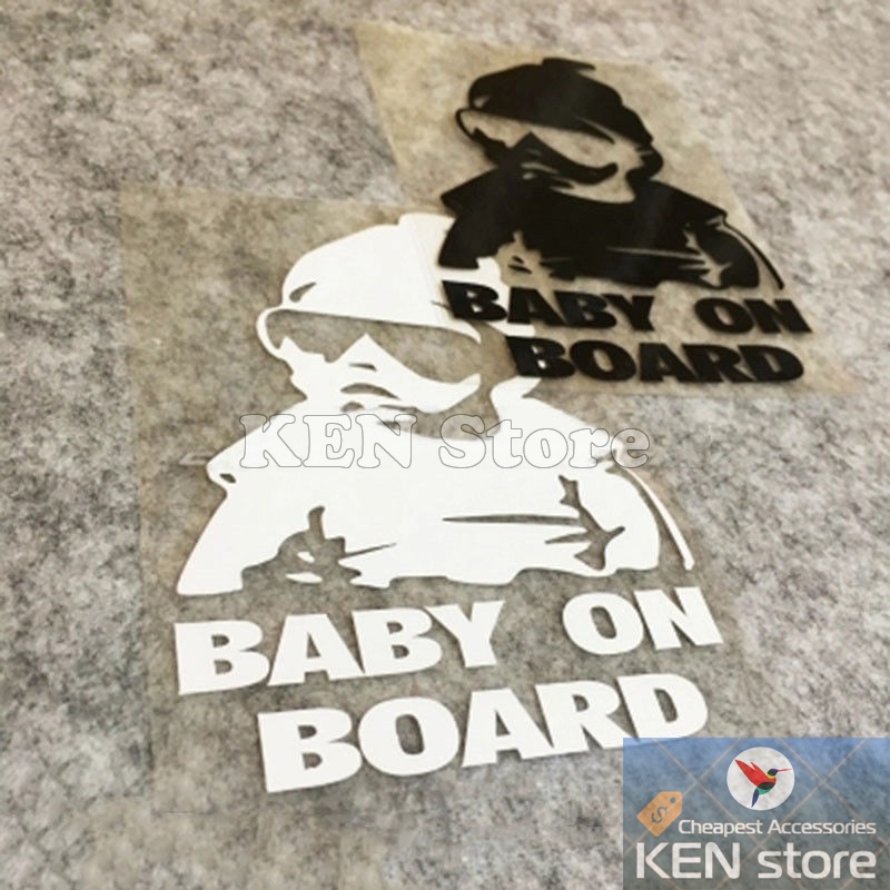 Decal Baby On Board cho xe ô tô
