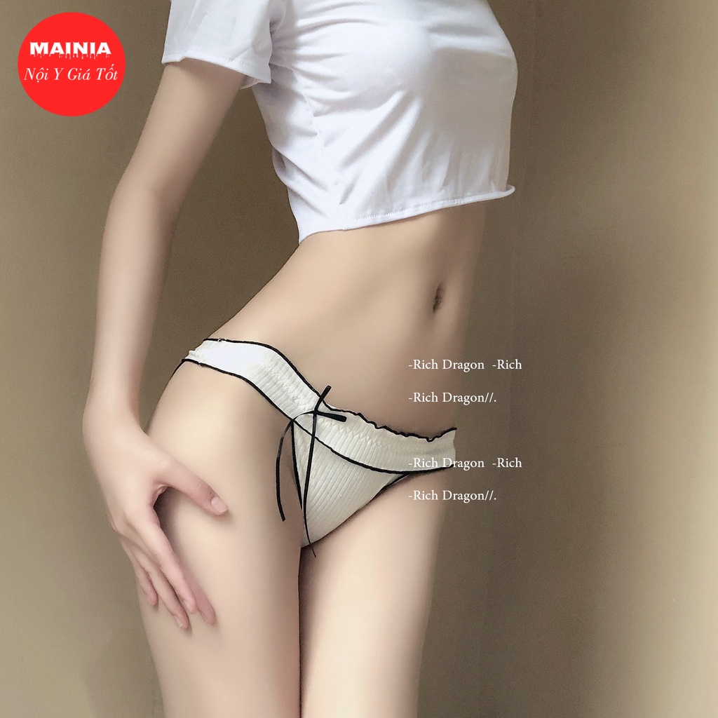 Quần Lót Nữ Cotton Viền Màu Cao Cấp Freesize Chíp Nữ Cotton Thấm Hút Thoáng Mát Mainia Shop