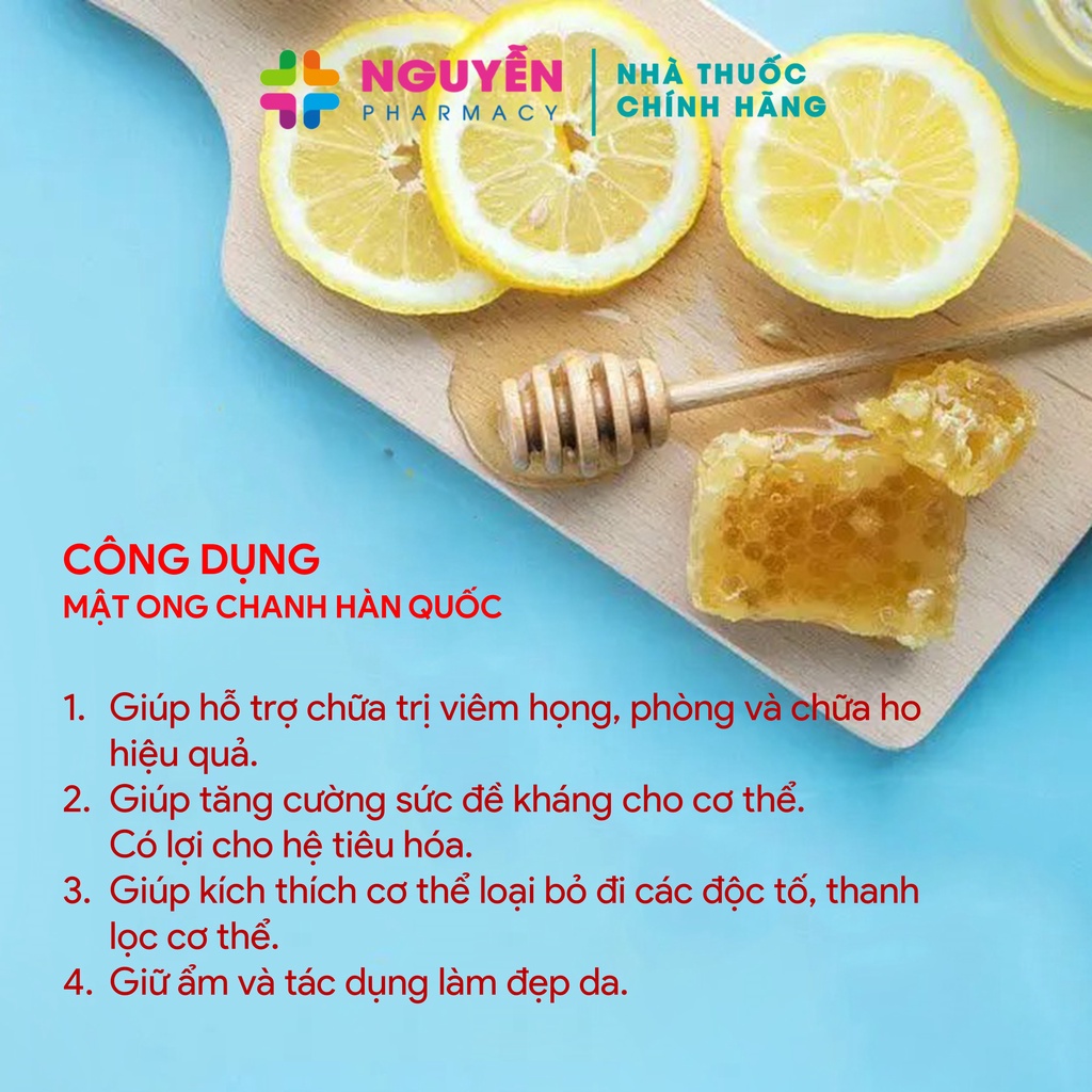 Chanh mật ong Hàn Quốc MasilRaon hũ 1kg - Giúp giảm ho hiệu quả, tăng cường sức khỏe đường hô hấp