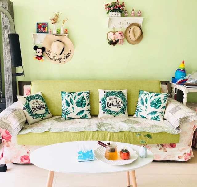 Gối vuông sofa/ gối ôm trang trí ORDER-SẴN 7+9 size 40*40 (vỏ+ruột)