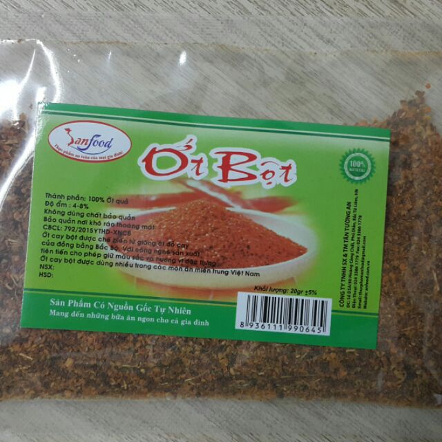 Bột ớt An Food 20g