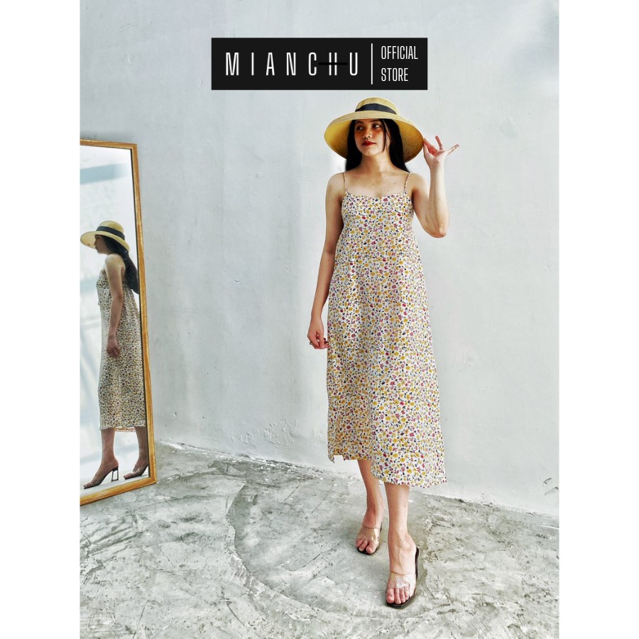 Đầm Maxi Hai Dây MIANCHU Vải đũi mền mịn không nhăn D2DFS01 | BigBuy360 - bigbuy360.vn