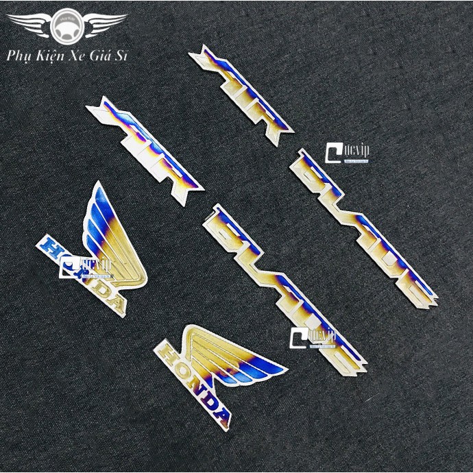 Combo 2 Tem Chữ AirBlade Và Logo Cánh Chim Lớn Titan MS3360