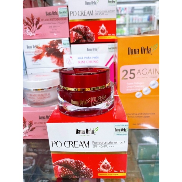 Kem dưỡng trắng da ngừa lão hoá chiết xuất hạt lựu đỏ Dana Orla 20g
