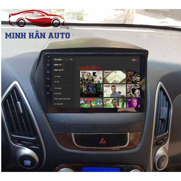 Bộ màn hình ANDROID cho xe HYUNDAI TUCSON 2010,RAM 1G,ROM 16G - dvd oto gia re,cai dat vietmap cho xe hoi