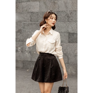 OLV - Áo sơ mi Beige Basic Chemise