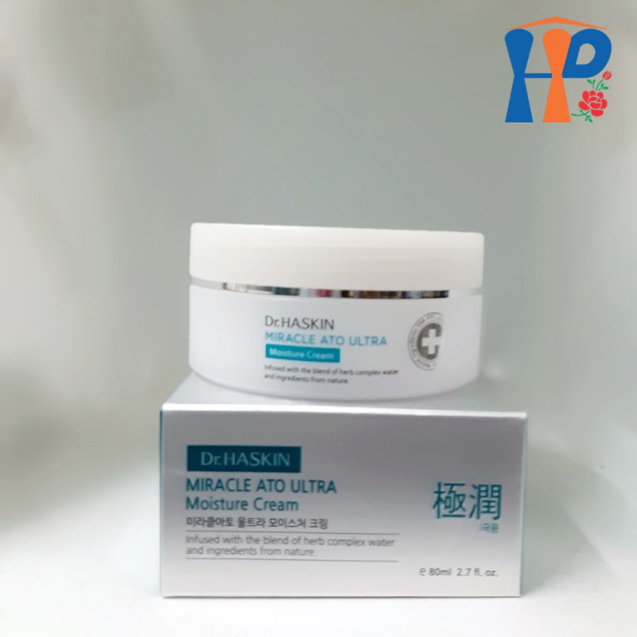 Kem dưỡng ẩm tăng cường Dr.HASKIN Miracle ATO Ultra Moisture Cream 80ml