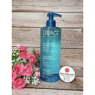 Gel rửa mặt, tắm Uriage Dermatological Gel Surgras chăm sóc da cho cả gia đình