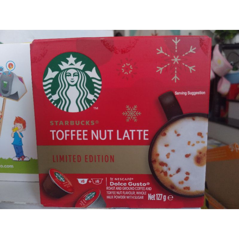 Dolce Gusto Starbucks Toffee Nut Latte Limited Edition Nhập khẩu UK