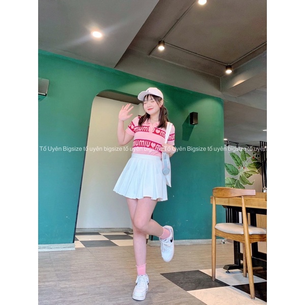 (T.U Bigsize 50-75kg) Áo Len Mongtoghi Dáng Ngắn Cổ Bẻ Hoạ Tiết Lạ Hàng QCCC #2202